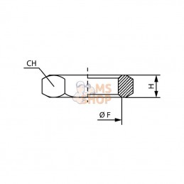 NUT38; KRAMP; Écrou; pièce detachée