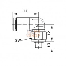 MEC618P; KRAMP; Raccord vissé; pièce detachée