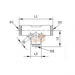 MTC6P; KRAMP; Raccord vissé; pièce detachée