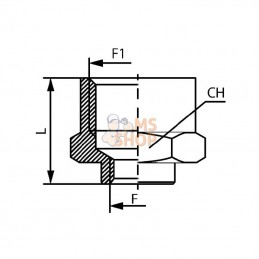 PC1814T; KRAMP; Manchon réducteur; pièce detachée