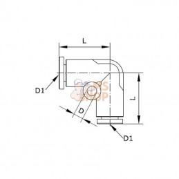 MEC4P; KRAMP; Raccord vissé; pièce detachée