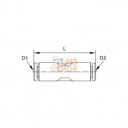 MSC43P; KRAMP; Raccord vissé; pièce detachée
