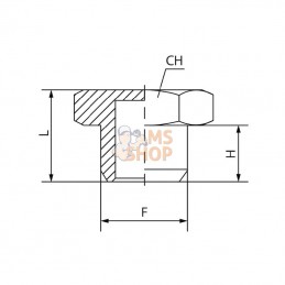 HHHP1; KRAMP; Vis hex. de bouchon; pièce detachée