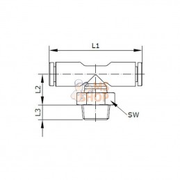 TCRMT414P; KRAMP; Raccord vissé; pièce detachée