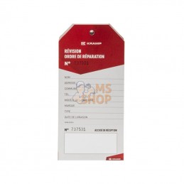 WPBLOCKPJ; KRAMP; Carnet d'entretien (100 f.) FR; pièce detachée