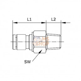 SCRMT618P; KRAMP; Raccord vissé; pièce detachée