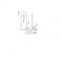 CK3020; KRAMP; Fléau Humus; pièce detachée