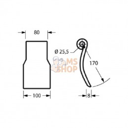 CK4400; KRAMP; Fléau Omarv; pièce detachée