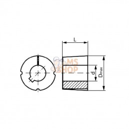 3020163223TL; KRAMP; Douille de serrage TL 16/32 Z=; pièce detachée