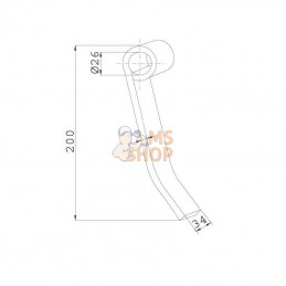 CK4700; KRAMP; Fléau Kuhn; pièce detachée
