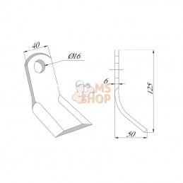CK4810; KRAMP; Fléau Procomas; pièce detachée