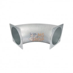 4303090; KRAMP; Coude 45°+bride+emb. tuyau 4"; pièce detachée