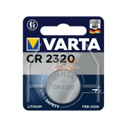 VT06320; VARTA CONSUMER BATTERIES; Batterie CR 2320; pièce detachée