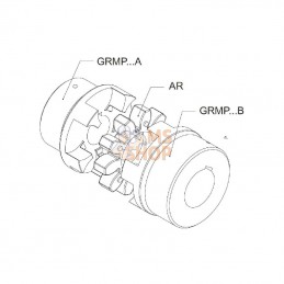 GRMP110125A; SIT; Moyeu GG 110 A alésage pilote; pièce detachée