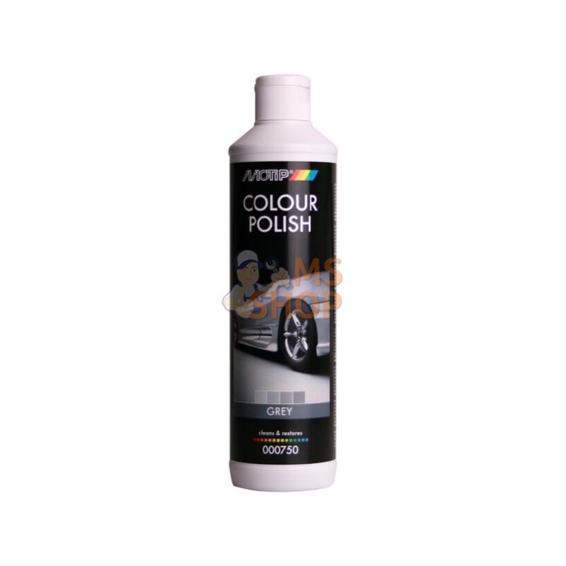 000750; MOTIP; Polish pigmenté Colour Polish gris 500 ml; pièce detachée 000750; MOTIP; Polish pigmenté Colour Polish gris 500 ml; pièce detachée