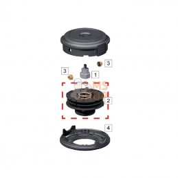 FGP015270; TECOMEC; Tête semi-auto sans adaptateur; pièce detachée