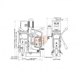 100386007; SCANTOOL; Perceuse magnétique; pièce detachée