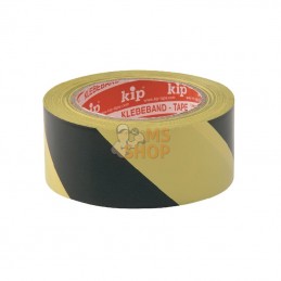 PP33957; KIP; Ruban adhesif jaune/noir 50mm x33m; pièce detachée