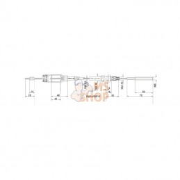 33921114; KNOTT; Câble de traction Knott; pièce detachée