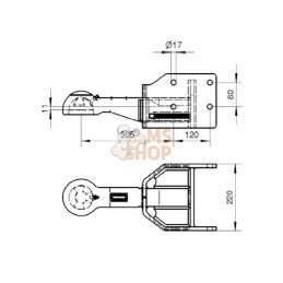 ROE57L024; ROCKINGER; Calotte d'attelage; pièce detachée