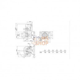 RO873B50300; ROCKINGER; Attelage de remorque; pièce detachée