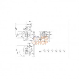 RO873B40300; ROCKINGER; Attelage de remorque; pièce detachée