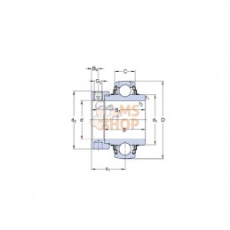 YEL2112FSKF; SKF; Roulement SKF; pièce detachée