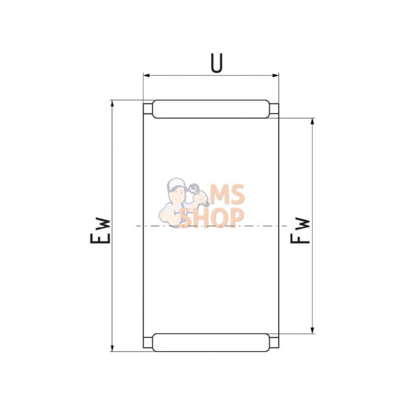 K42X50X20; SKF; Couronne à aiguilles; pièce detachée K42X50X20; SKF; Couronne à aiguilles; pièce detachée