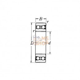 P05931BEHDN; NTN/SNR; Coussinet de bielle Double row; pièce detachée