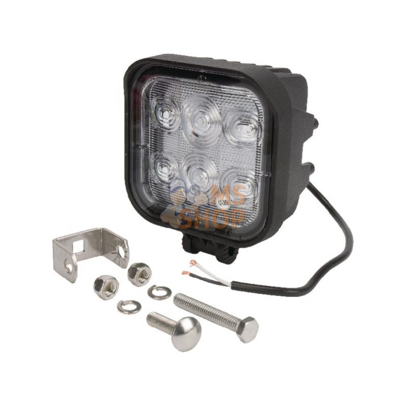 LA22845; NON ORIGINAL; Phare de travail LED carré 40W 2500lm longue portée; pièce detachée LA22845; NON ORIGINAL; Phare de travail LED carré 40W 2500lm longue portée; pièce detachée
