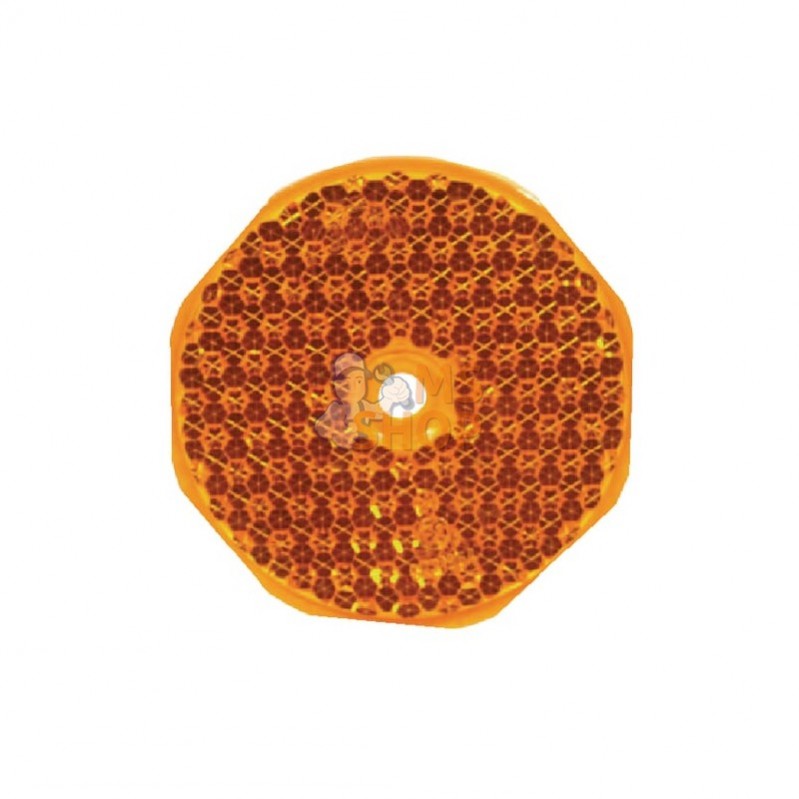 300003010; JOKON; Catadioptre rond orange Ø60mm à visser; pièce detachée