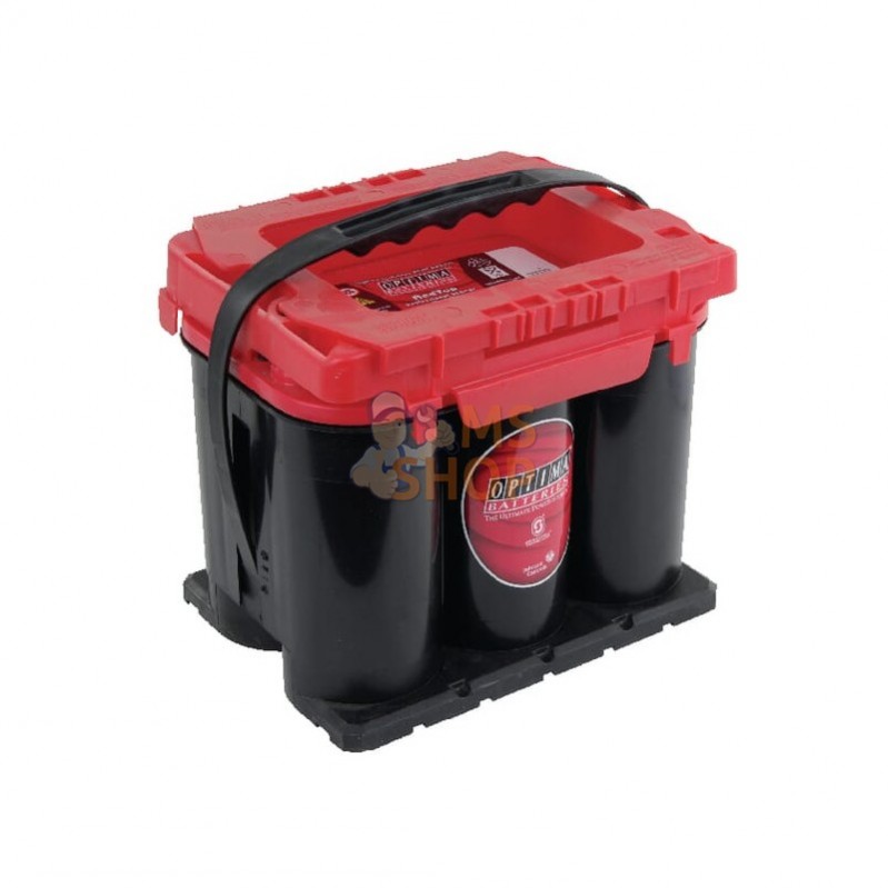 835255; OPTIMA; Batterie 12V 44Ah 730A AGM Red Top RTR 3.7 Optima; pièce detachée