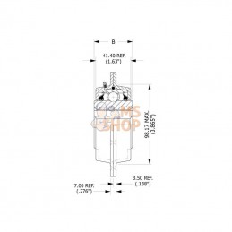 FD209114SQ; PEER BEARING; Corps de palier cpl.; pièce detachée