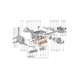 IPKIT6; KENT; Kit de reparation de piston; pièce detachée