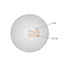 510600PD; NON ORIGINAL; Disque; pièce detachée