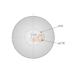 510600PD; NON ORIGINAL; Disque; pièce detachée