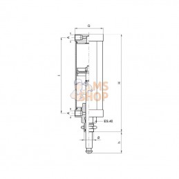 ARZO0570200000; MZ; Vérin pneumatique 8" MZ; pièce detachée