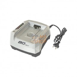 1182041410; STIGA; Chargeur de batterie 80vcc fiche CE tête motorisée; pièce detachée