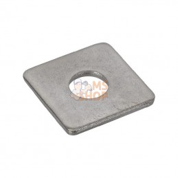 43610RVS; KRAMP; Plaque de fermeture carrée M10 inox A2; pièce detachée