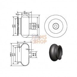 389908KR; KRAMP; Soufflet; pièce detachée