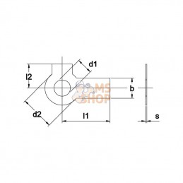 BLP2M24; KRAMP; Circlip 2x rondelle frein M24; pièce detachée