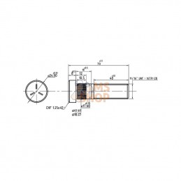 847416M1N; KRAMP; Boulon de roue; pièce detachée