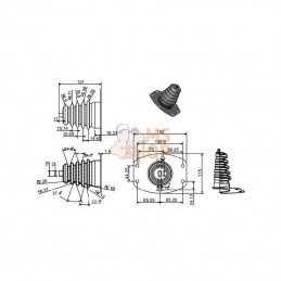 389905KR; KRAMP; Soufflet; pièce detachée