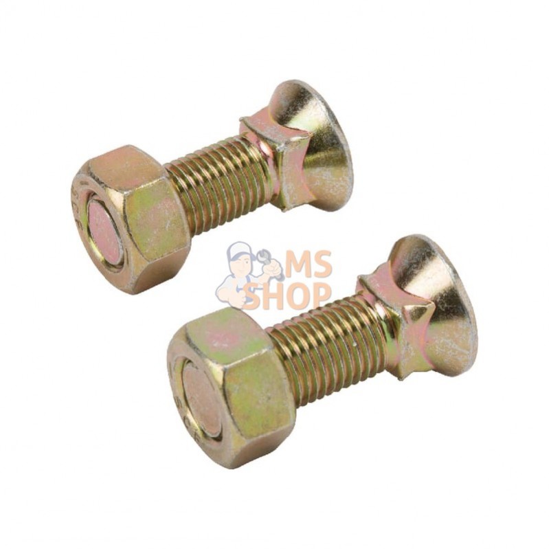 TB80010; KRAMP; Kit boulons 2x 7/16x35 + écrous; pièce detachée TB80010; KRAMP; Kit boulons 2x 7/16x35 + écrous; pièce detachée