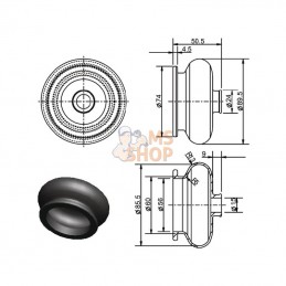 389913KR; KRAMP; Soufflet; pièce detachée
