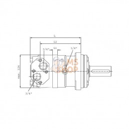 SMT5004MDGP; GOPART; Moteur Orbit SMT-500-4-M-D-GP; pièce detachée