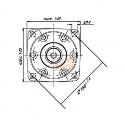 SMT5004MDGP; GOPART; Moteur Orbit SMT-500-4-M-D-GP; pièce detachée