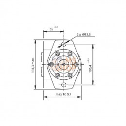 SMP1602ADGP; GOPART; Moteur Orbit SMP-160-2-A-D-GP; pièce detachée