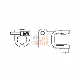 PTO9L25DY13821GP; GOPART; Mâch. verrl. rap. L25 1 3/8 21; pièce detachée