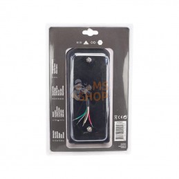 LA45035R; GOPART; Feu arrière rectangle droit câblé; pièce detachée